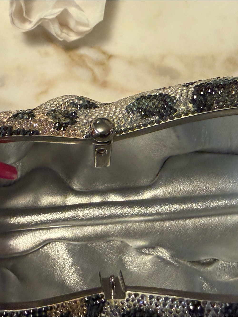 Judith Leiber Wildcat Snow Leopard - Picture 11 of 12